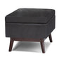 Owen 36 Inch Wide Small Rectangular Storage Ottoman