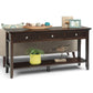 Acadian 60 Inch Wide Solid Wood Console Sofa Table