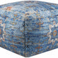 Cuddington Sky Blue Woven Pouf