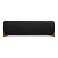 Alpine 90.5" Sherpa Sofa, Ebony