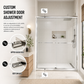 Framed Double Sliding Shower Door - 50-54" W x 72" H