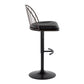 Adjustable Height Barstool with Swivel
