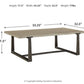 Dalenville - Rectangular Cocktail Table - Gray