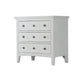 Heron Cove - Relaxed Traditional Chalk White Three Drawer Nightstand - Chalk White