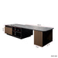 Extendable Coffee Table with 2 Storage Drawers