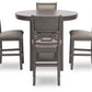 Wrenning - Drm Counter Table Set (Set of 5) - Gray