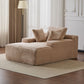 Oversized Chaise Lounge Chair Cozy Cloud Couch With 3 Throw Pillows And Wide Armrest - view 32