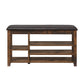 Height-Adjustable Long Shoe-Changing Bench