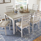 Skempton - Dining Room Table Set (Set of 7) - White