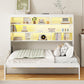 Full Size Murphy Cabinet Bed with Folding Sofa