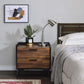 Jiranty - Accent Table - Walnut & Black