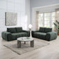 Medwin - Loveseat - Green - view 7