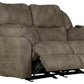 Flynn - Power Lay Flat Rocking Loveseat With Power Adjustable Headrest & Lumbar And Dual Heat & Massage - Fig