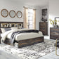 Drystan - Panel Bookcase Bed