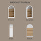 47" Freestanding Display Rack with Woodgrain Shelves