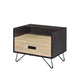 Melkree - Accent Table - Oak & Black