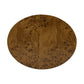 Nebula 20" Accent Oval Pillar Side Table