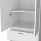 Armoire Wardrobe 76" H, Hanging Rod, 2 Drawers, 1 Shelf