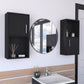 Wall Mounted Bathroom Medicine Cabinet - Eak 24" H, Two Doors