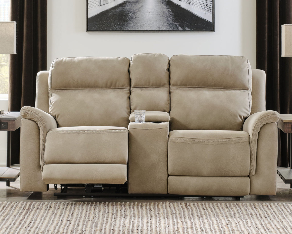 Next-Gen Durapella - Reclining Power Loveseat With Console - view 10
