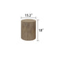 Set of 3 Rounded Wood Coffee Tables