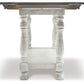 Havalance - Flip Top Sofa Table - Gray / White