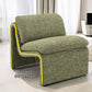 Innovative Elegance Jaeda Accent Chair in Curved Shape