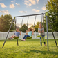 Children's Triple Metal Swing Set