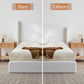 Carmen Upholstered Wingback Bed