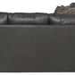 Denali - Italian Leather Match Sectional