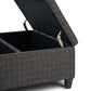 Harrison 36 Inch Wide Coffee Table Storage Ottoman