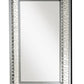 Nysa - 47" Rectangular Accent Mirror - Mirrored & Faux Crystals