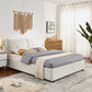 Queen Size Storage Upholstered Hydraulic Platform Bed