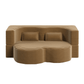 Modern Floor Sofa with 2 Pillows