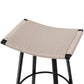Backless Handwoven Kitchen Dining Bar Stools Set of 2
