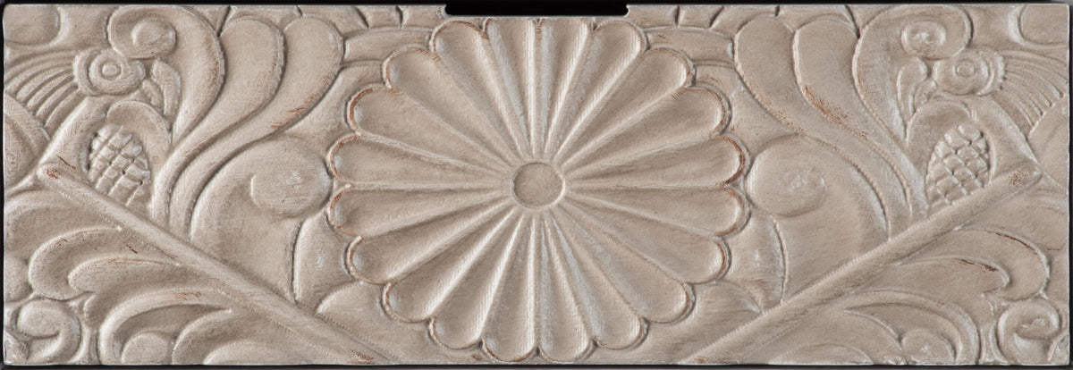 Hand-Carved Accent Cabinet