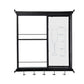 Stylish Black Wine Shelf