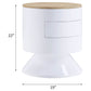 Otith - Accent Table - White High Gloss
