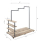 Brantley - 63" Hanger Rack - Oak & Sandy Gray