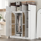70.87" Tall 8-Door Large Capacity Armoire Wardrobe Closet