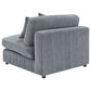 Cassidy Fog Upholstered Armless Chair