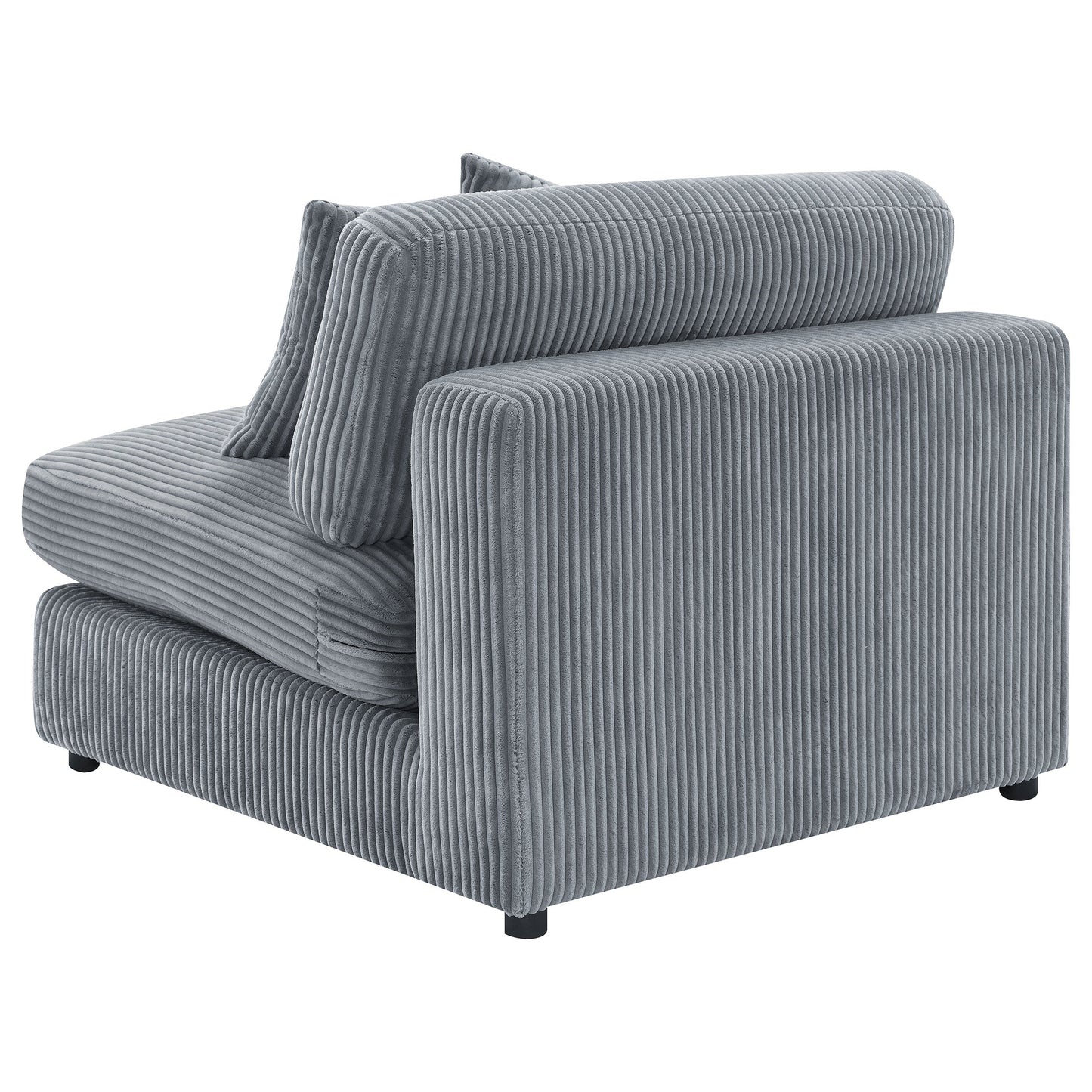 Cassidy Fog Upholstered Armless Chair