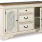 Realyn - Dining Room Server - Chipped White
