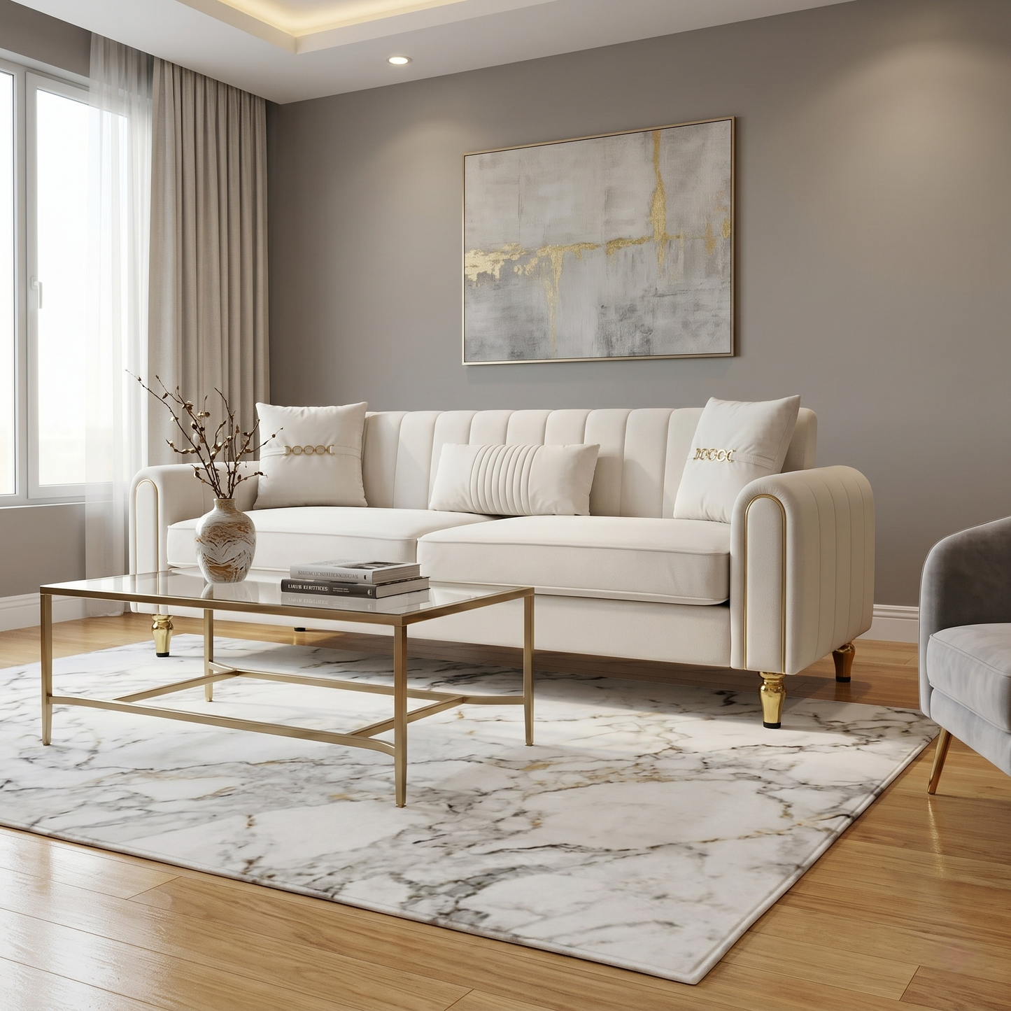 FX-P11-CW 3-Seater Sofa