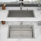 30" Drop-in Kitchen Sink with Pull-out Faucet and Soap Dispenser