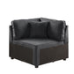 Silvester - Modular Wedge With Pillow - Gray Fabric