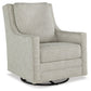 Kambria - Swivel Glider Accent Chair - Fog