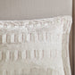 Full/Queen Back Print Long Fur Comforter Mini Set