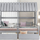 Twin Size House Platform Beds with Storage Drawers