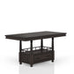 Deep Coffee Counter Height Dining Table
